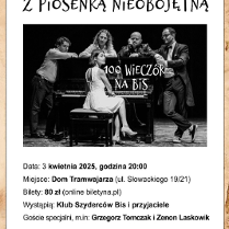 Baner promujący wydarzenie. Nazwa wydarzenia, data i zdjęcie Artystów.