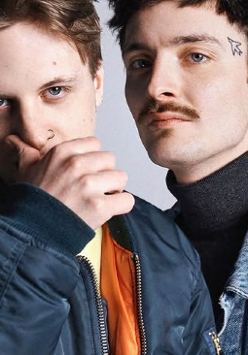 Baner promujący wydarzenie. Nazwa wydarzenia, data i zdjęcie Artystów.