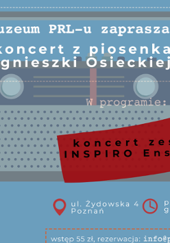 Baner promujący wydarzenie. Nazwa wydarzenia i data.