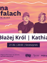 Baner promujący wydarzenie. Nazwa wydarzenia, data i zdjęcie Artystów.