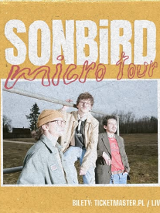 Baner promujący wydarzenie. Nazwa wydarzenia, data i zdjęcie Artystów.