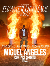 Baner promujący wydarzenie. Nazwa wydarzenia, data i zdjęcie Artysty.