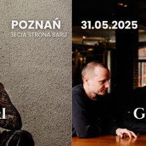 Baner promujący wydarzenie. Nazwa wydarzenia, data i zdjęcie Artystów.
