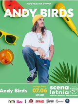 Baner promujący wydarzenie. Nazwa wydarzenia, data i zdjęcie Artysty.