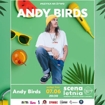 Baner promujący wydarzenie. Nazwa wydarzenia, data i zdjęcie Artysty.