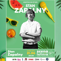 Baner promujący wydarzenie. Nazwa wydarzenia, data i zdjęcie Artysty.