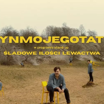 Baner promujący wydarzenie. Nazwa wydarzenia i zdjęcie artysty.