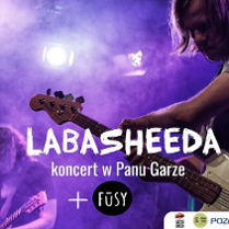 Baner promujący wydarzenie. Nazwa wydarzenia, data i zdjęcie Artystów.