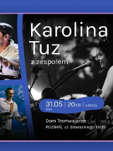 Baner promujący wydarzenie. Nazwa wydarzenia, data i zdjęcie Artystów.