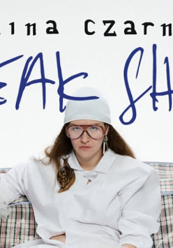 Baner promujący wydarzenie. Nazwa wydarzenia i zdjęcie artystki.