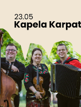 Baner promujący wydarzenie. Nazwa wydarzenia, data i zdjęcie Artystów.