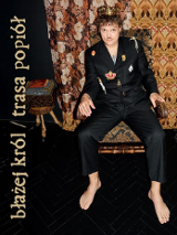 Baner promujący wydarzenie. Nazwa wydarzenia i zdjęcie artysty.