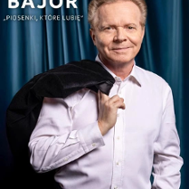 Baner promujący wydarzenie. Nazwa wydarzenia i zdjęcie artysty.