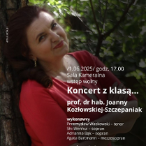 Baner promujący wydarzenie. Nazwa wydarzenia i data.