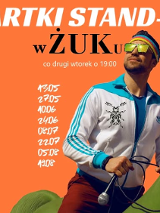 Baner promujący wydarzenie. Nazwa wydarzenia i zdjęcie artysty.