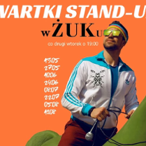 Baner promujący wydarzenie. Nazwa wydarzenia i zdjęcie artysty.