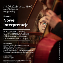 Baner promujący wydarzenie. Nazwa wydarzenia i data.