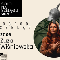 Baner promujący wydarzenie. Nazwa wydarzenia, data i zdjęcie Artystki.