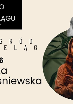 Baner promujący wydarzenie. Nazwa wydarzenia, data i zdjęcie Artystki.