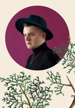 Baner promujący wydarzenie. Nazwa wydarzenia, data i zdjęcie Artysty.