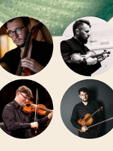 Baner promujący wydarzenie. Nazwa wydarzenia, data i zdjęcie Artystów.