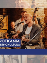 Baner promujący wydarzenie. Nazwa wydarzenia, data i zdjęcie Artystów.