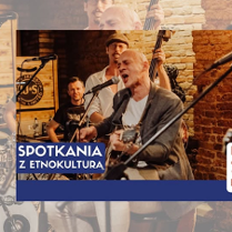 Baner promujący wydarzenie. Nazwa wydarzenia, data i zdjęcie Artystów.