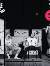 Baner promujący wydarzenie. Nazwa wydarzenia, data i zdjęcie Artystów.