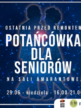 Baner promujący wydarzenie. Nazwa wydarzenia i data.