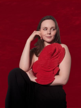 Baner promujący wydarzenie. Nazwa wydarzenia, data i zdjęcie Artystki.