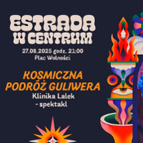 Baner promujący wydarzenie. Nazwa wydarzenia i data.