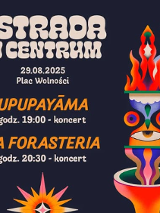 Baner promujący wydarzenie. Nazwa wydarzenia i data.