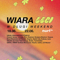 Baner promujący wydarzenie. Nazwa wydarzenia i data.