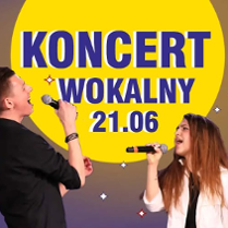 Baner promujący wydarzenie. Nazwa wydarzenia, data i zdjęcie Artystów.