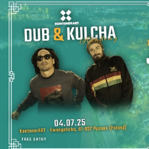 Baner promujący wydarzenie. Nazwa wydarzenia i zdjęcie artystów.