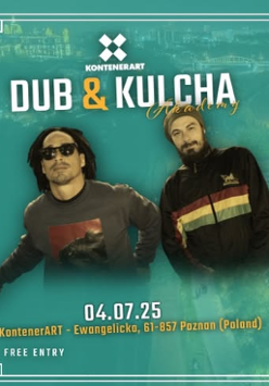 Baner promujący wydarzenie. Nazwa wydarzenia i zdjęcie artystów.