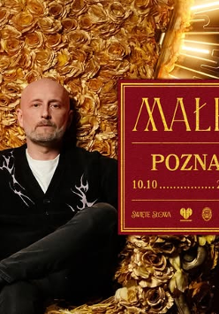 Baner promujący wydarzenie. Nazwa wydarzenia, data i zdjęcie Artysty.