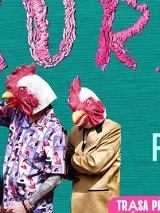 Baner promujący wydarzenie. Nazwa wydarzenia, data i zdjęcie Artystów.