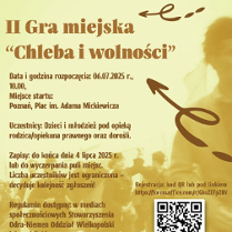 Baner promujący wydarzenie. Nazwa wydarzenia i data.