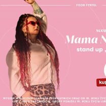 Baner promujący wydarzenie. Nazwa wydarzenia, data i zdjęcie Artystki.