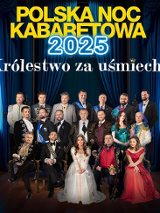 Baner promujący wydarzenie. Nazwa wydarzenia i zdjęcie artystów.