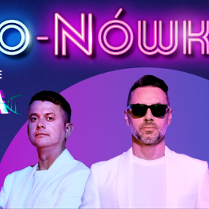 Baner promujący wydarzenie. Nazwa wydarzenia i zdjęcie artystów.