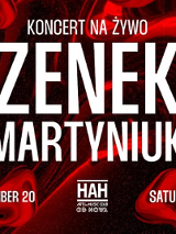 Baner promujący wydarzenie. Nazwa wydarzenia, data i zdjęcie Artysty.