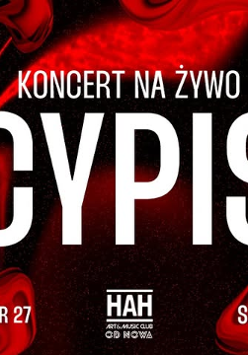 Baner promujący wydarzenie. Nazwa wydarzenia, data i zdjęcie Artysty.