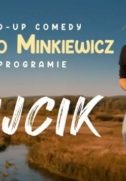 Baner promujący wydarzenie. Nazwa wydarzenia i zdjęcie artysty.