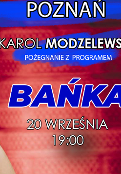 Baner promujący wydarzenie. Nazwa wydarzenia, data i zdjęcie Artysty.