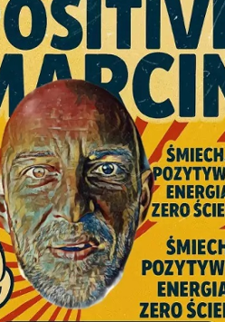 Baner promujący wydarzenie. Nazwa wydarzenia i zdjęcie artysty.