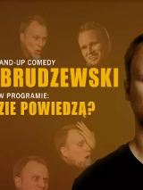 Baner promujący wydarzenie. Nazwa wydarzenia i zdjęcie artysty.