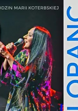 Baner promujący wydarzenie. Nazwa wydarzenia i zdjęcie artystki.