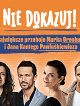 Baner promujący wydarzenie. Nazwa wydarzenia i zdjęcie artystów.